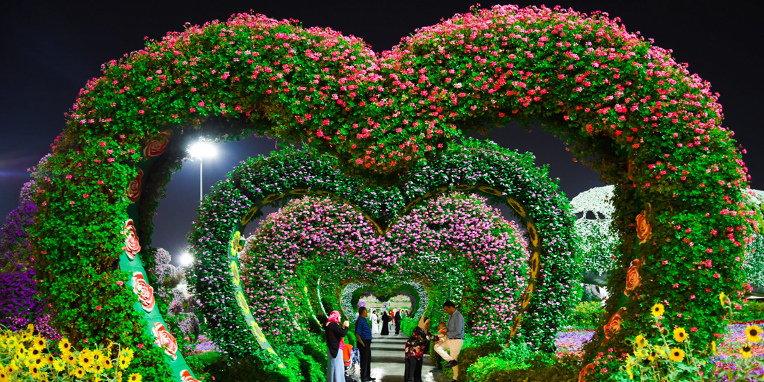 dubai miracle garden from instadubaivisa